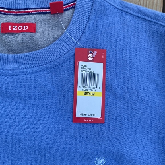 NWT🍍IZOD CREW NECK🍍SIZE MED🍍 - Picture 2 of 3
